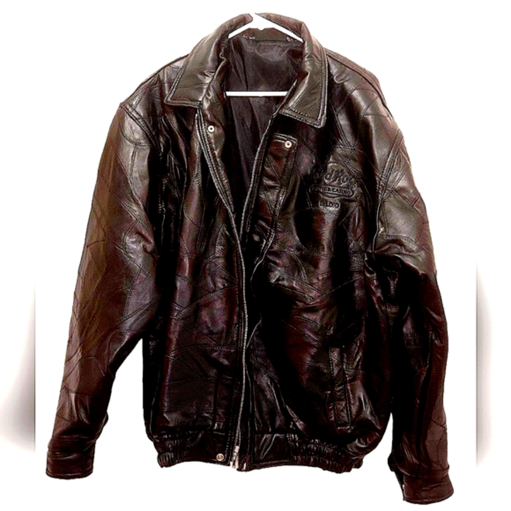 *M25224 Hard Rock BLACK BOMER PATHWORK JACKET